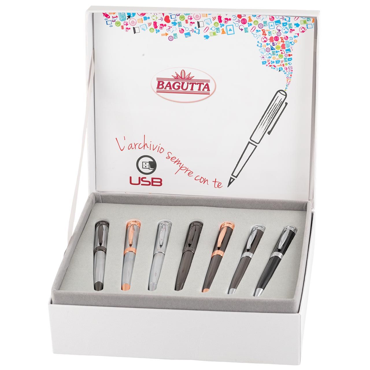 EXPOKIT 1x7 PENNE CON USB - Art. 2270
